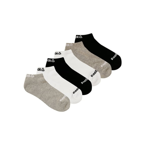 Reebok Performance Cotton Targeted Cushion Low Cut Socks, 6-Pack