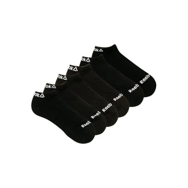 Reebok Performance Cotton Targeted Cushion No Show Socks, 6-Pack