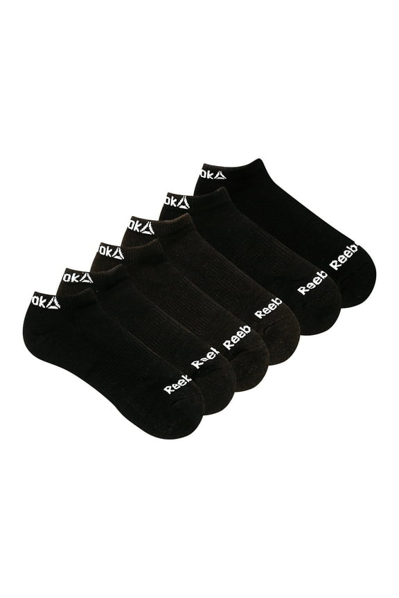 Performance Cotton Targeted Cushion No Show Socks, 6-Pack