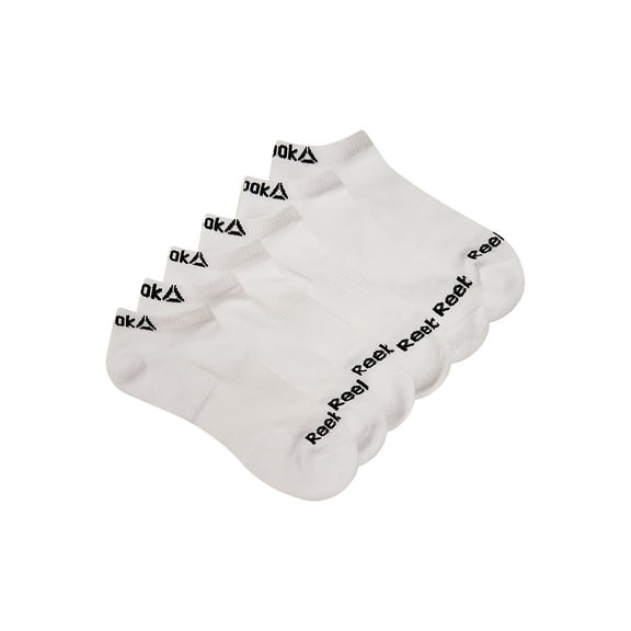 Reebok Performance Cotton Targeted Cushion No Show Socks, 6-Pack