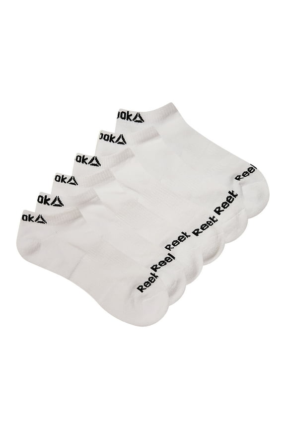 Performance Cotton Targeted Cushion No Show Socks, 6-Pack