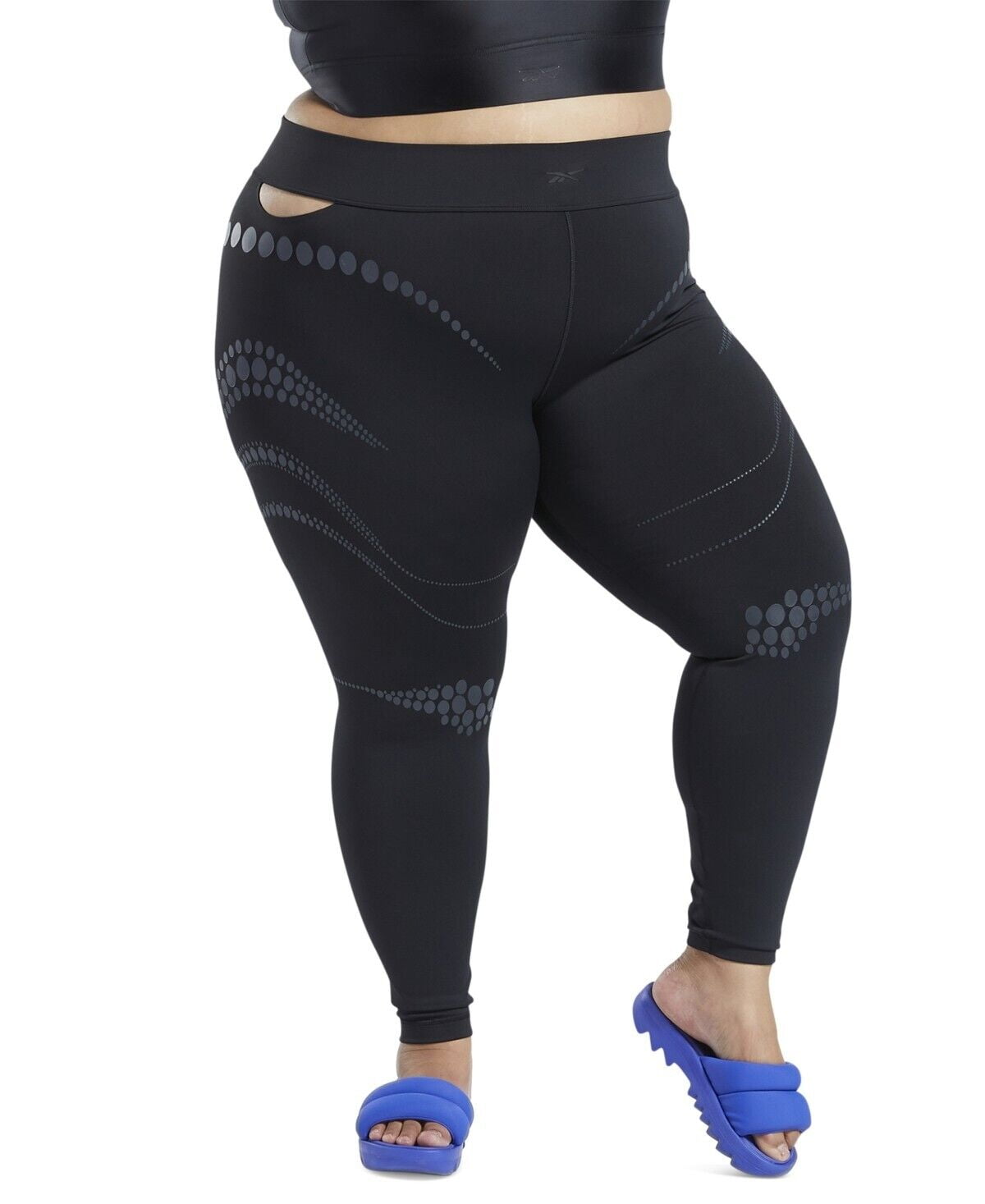 Reebok Plus Size Reebok X Cardi B Leggings Black Size 4X MSRP 75 Walmart