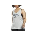 thumbnail image 1 of Reebok Plus Size Workout Ready Supremium Big Logo Tank Top Light Grey Heather 4X, 1 of 1