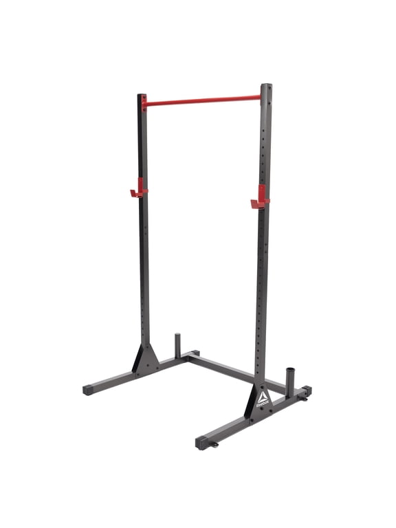 Power Squat Rack Heavy-Duty Steel with Pull-Up Bar & 300 lb Barbell Hook Capacity