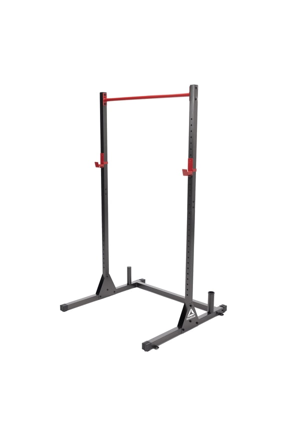 Power Squat Rack – Heavy-Duty Steel with Pull-Up Bar & 300 lb Barbell Hook Capacity