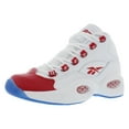 thumbnail image 1 of Reebok Question Mid Junior Big Kids' Shoes White/Pearlized Red j98948, 1 of 4