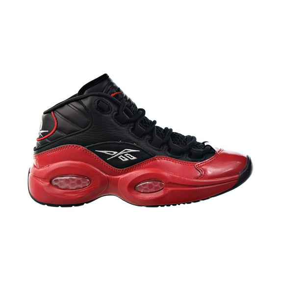 Reebok Question Mid 'Street Sleigh' Big Kids' Shoes Black-Vector Red-Black gv7182