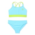 thumbnail image 1 of Reebok Quick Drying Female Swimsuit Sets, Polyester, Blue, 10-12, 1 of 3