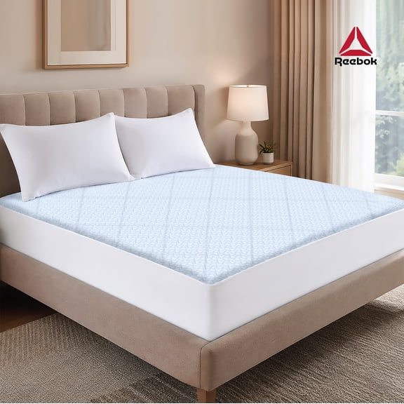 Reebok RBK CHILL Cooling Mattress Pad, Full– Fits 18" Deep
