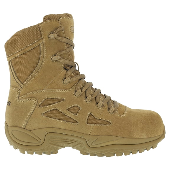 Reebok Rapid Response RB 8" Mens Boot Composite Toe Brown Coyote Multiple Sizes