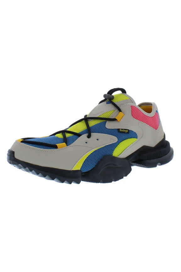 Run R 96 Unisex Shoes Size 8.5, Color: Parchment/Blue/Charters/Pink
