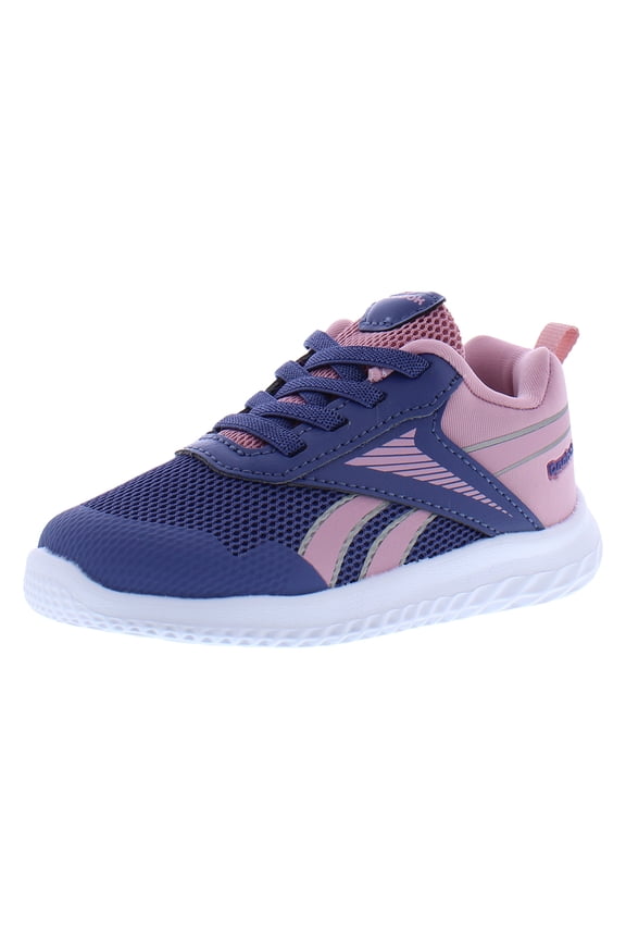 Rush Runner 5 Elastic Lace Infant/Toddler Shoes Size 8, Color: Berry/Pink/Berry