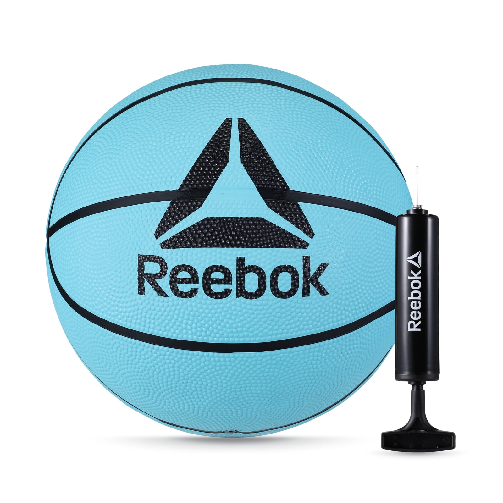 Reebok Size 5 Basketball with inflatable Pump - Durable Rubber Basketball for Indoor & Outdoor Play, Mint – Official Size 5 Basketball for Adults and Teens