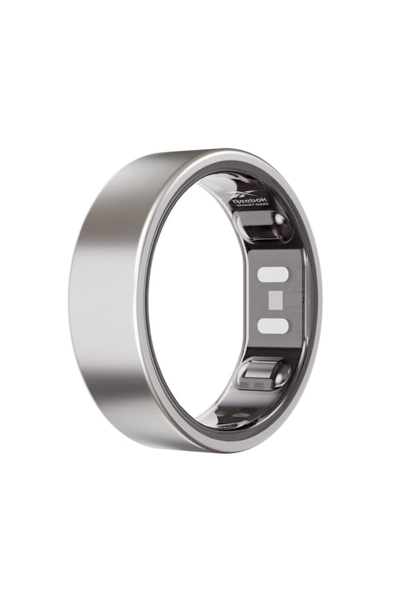 Smart Ring for Women or Men - Matte Silver, Size 13 Fitness Ring - The Next Generation of Wearable Technology - Fitness and Sleep Tracker