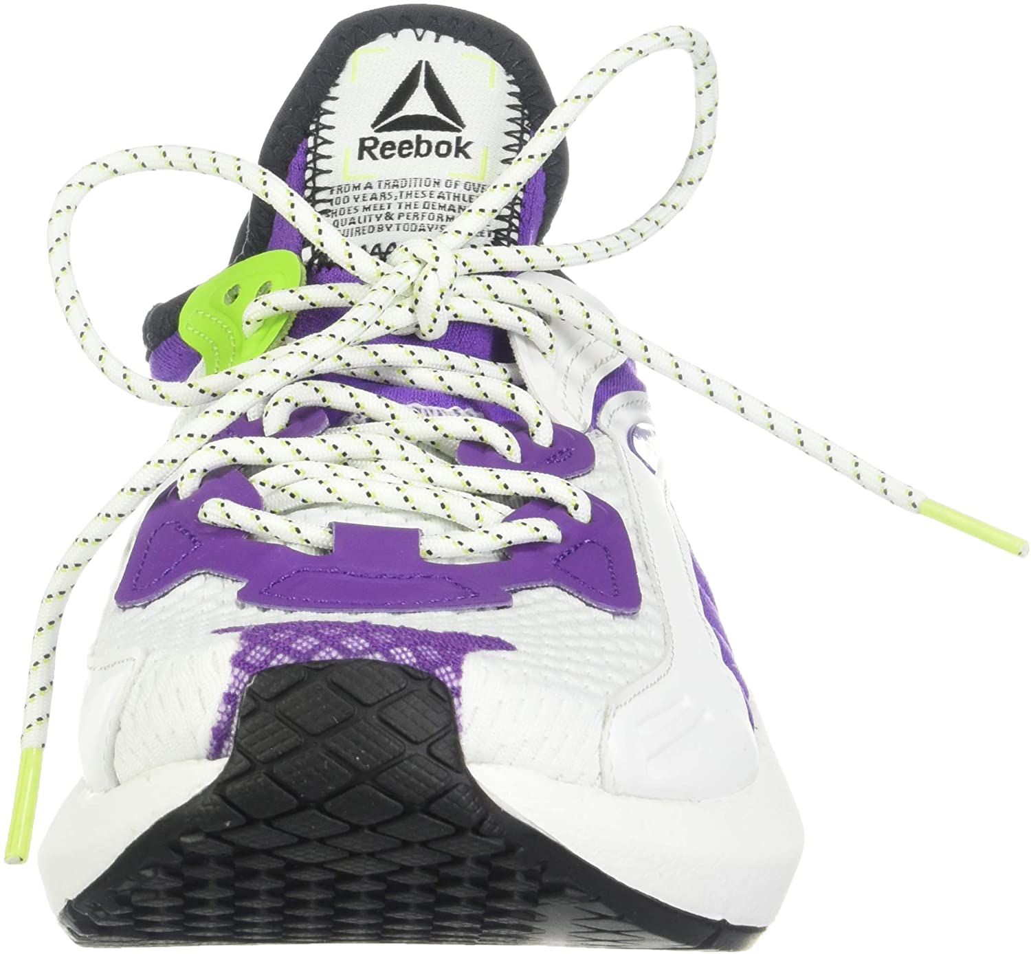 Reebok Sole FuryTS Purple & Neon Lime Running Shoes Inspired By 90\'s Aesthetics Buy Reebok Sole Fury TS DV9289, Trainers, Dark Purple Black  main image 2