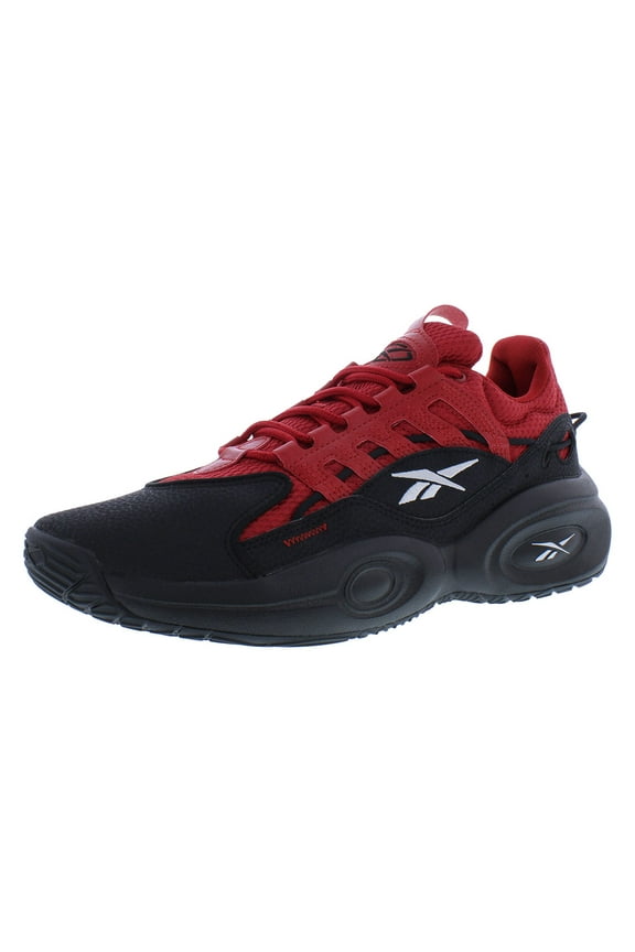 Solution Mid Mens Shoes Size 9, Color: Core Black/Flash Red/White