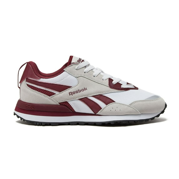 Reebok Spark Flash Men's Tennis Shoes Color: White Gray Burgundy Size: 9.5