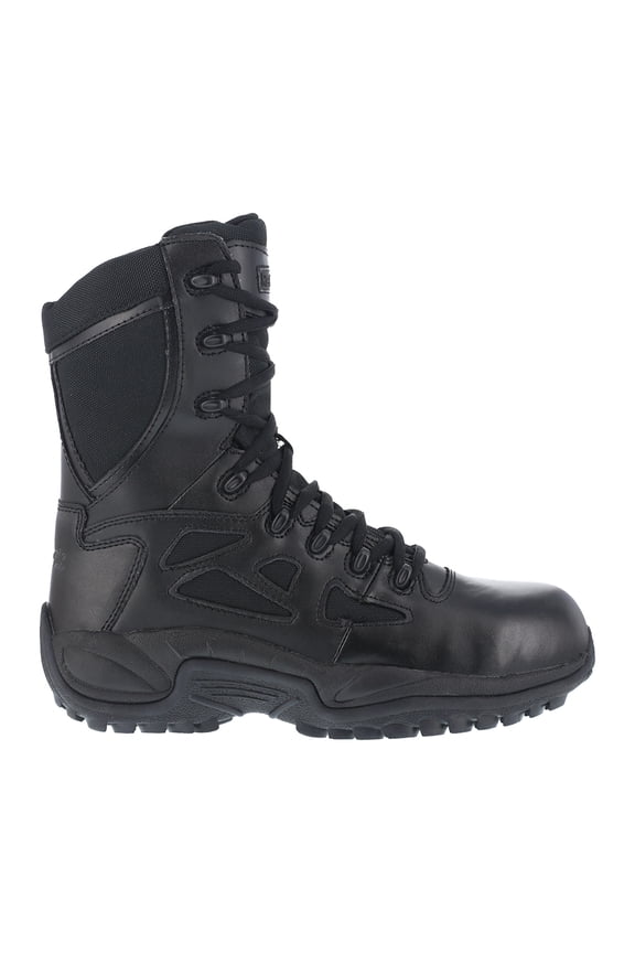 Men's ReebokĀ® 8" Side Zip Stealth Tactical Boots, Black 13 2E (Wide)