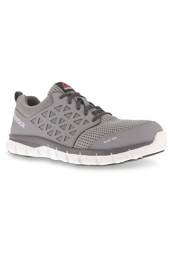 Reebok Men's Sublite Cushion Composite Toe Work Shoes Gray 15 2E (Wide)