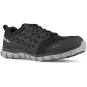 Reebok Womens Women`s Sublite Alloy Safety Toe Work Shoe 6 M Black