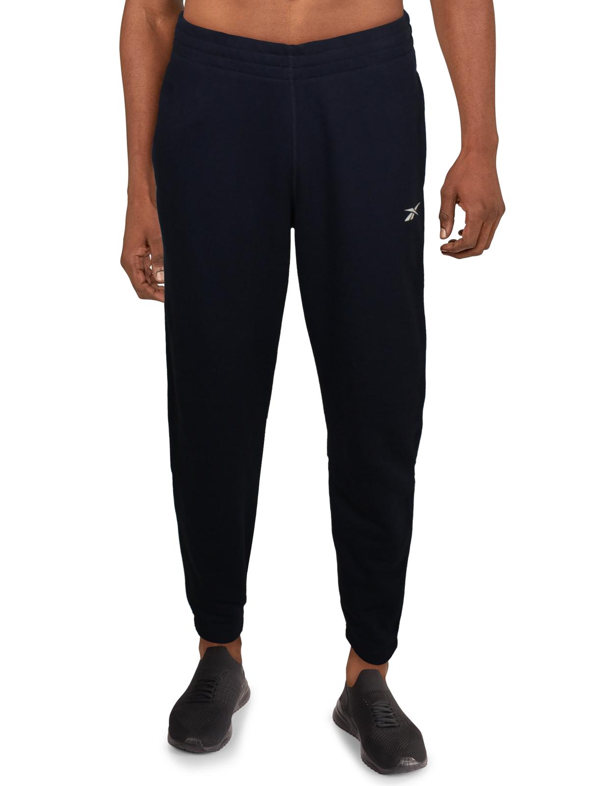 Reebok TE II Men's Colorblock Tapered Fit Activewear Fitness Sweatpants