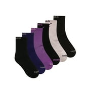Reebok Tech Comfort Targeted Cushion MidCrew Socks, 6-Pack