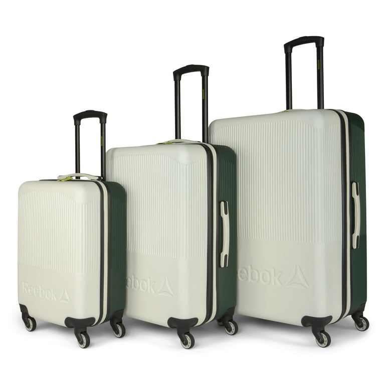 Reebok Time Out Collection Carry Suitcase - 3 Piece Durable