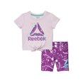 thumbnail image 1 of Reebok Toddler Active Graphic T-Shirt & Bike Short Outfit Set, 2-Piece, 12M-5T, 1 of 2