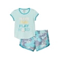 thumbnail image 1 of Reebok Toddler Active Graphic T-Shirt & Woven Short Outfit Set, 2-Piece, 12M-5T, 1 of 2