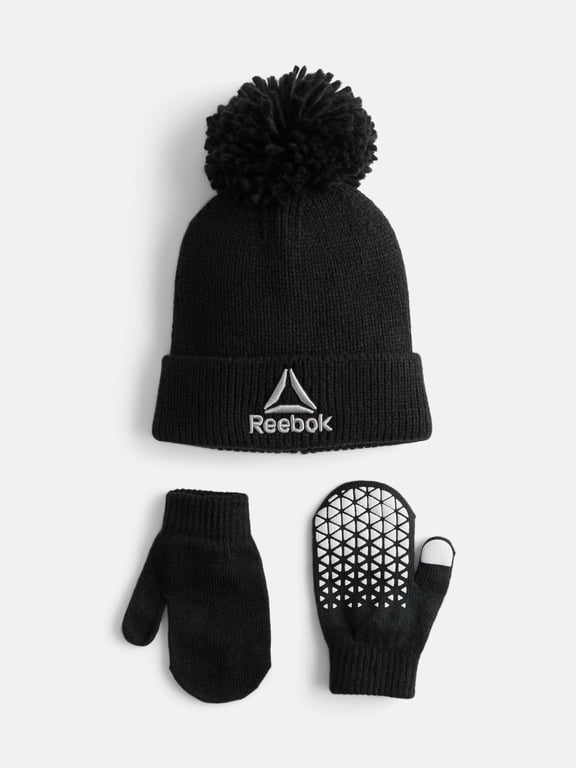 Toddler Boys' Beanie Hat and Mitten Set, 3-Piece, One Size