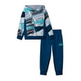 thumbnail image 1 of Reebok Toddler Boy 2 Piece Printed Pullover Hoodie and Jogger Pants Outfit Set, Sizes 12M-5T, 1 of 7