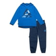 thumbnail image 1 of Reebok Toddler Boy Active Fleece Pullover Hoodie and Jogger Pant Outfit Set, 2-Piece, Sizes 12M-5T, 1 of 6