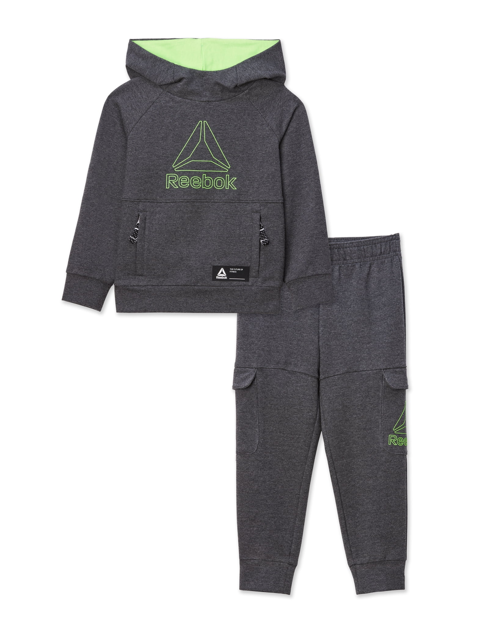 Reebok Toddler Boy Pullover Hoodie And Jogger Pants Outfit Set 2 Piece reebok-toddler-boy-pullover-hoodie-and-jogger-pants-outfit-set-2-piece