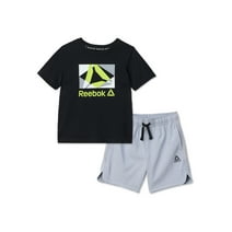 Reebok Toddler Boy T-Shirt and Shorts Outfit Set, 2-Piece Set, Sizes 12M-5T