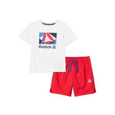 Reebok Toddler Boy T-Shirt and Shorts Outfit Set, 2-Piece Set, Sizes 12M-5T