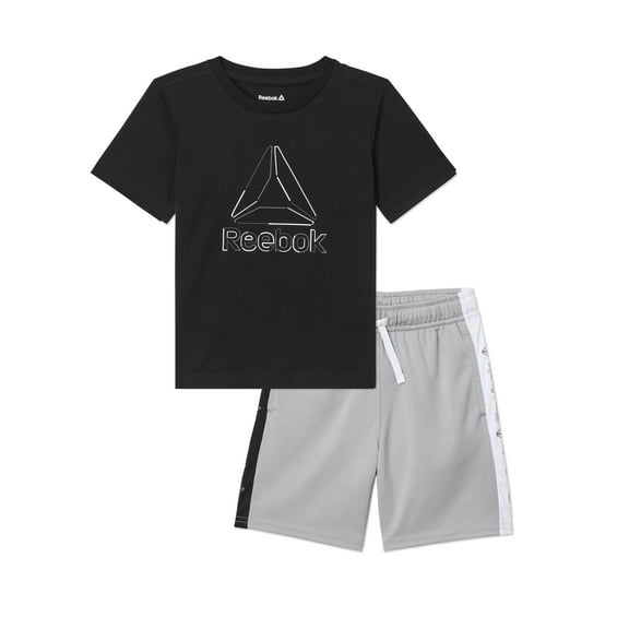 Reebok Toddler Boy's 2 Piece Limitless Short Sleeve Tee & Short Set, Sizes 12M-5T