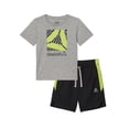 thumbnail image 1 of Reebok Toddler Boy's 2 Piece Race Daze Short Sleeve Tee & Short Set, Sizes 12M-5T, 1 of 6
