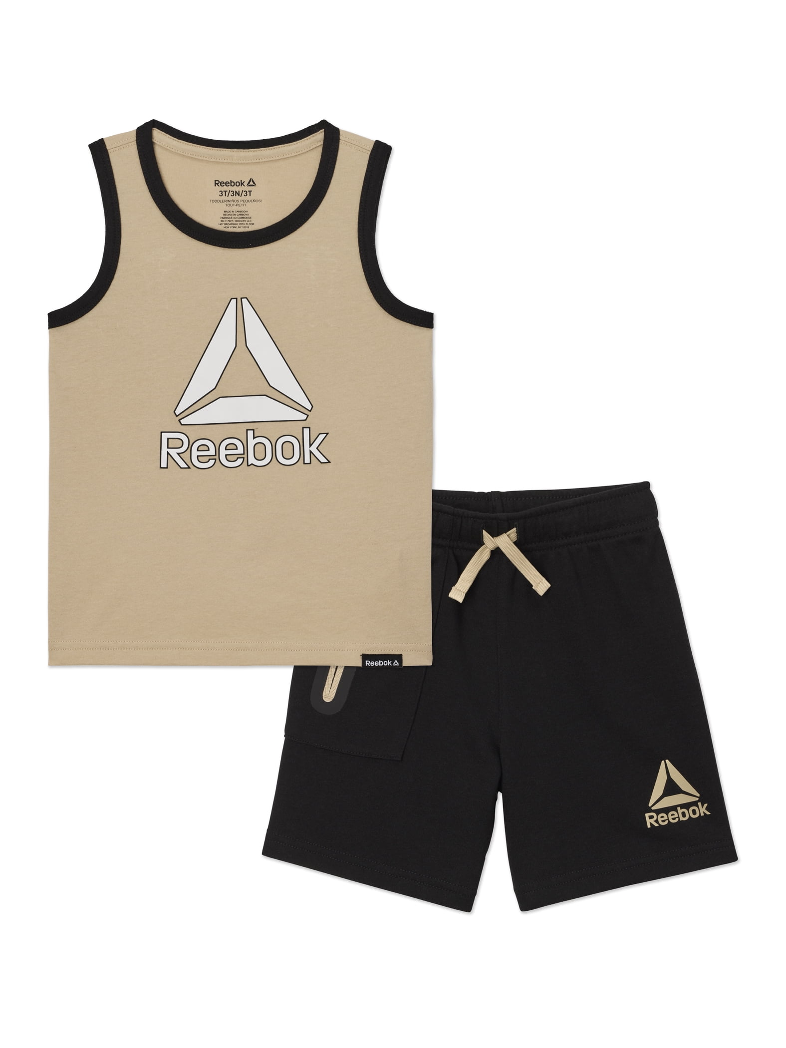 Reebok Toddler Boy's 2 Piece Tank Top and Short Set, Sizes 12M-5T