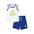 thumbnail image 1 of Reebok Toddler Boy's 2 Piece Tank Top and Short Set, Sizes 12M-5T, 1 of 6