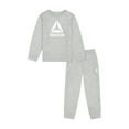 thumbnail image 1 of Reebok Toddler Fleece Crew and Jogger Set, 2-Piece, Sizes 12M-5T, 1 of 6