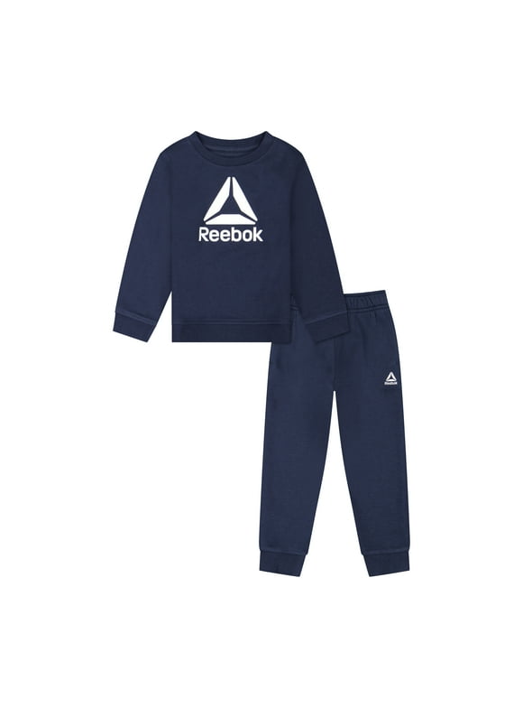 Toddler Fleece Crew and Jogger Set, 2-Piece, Sizes 12M-5T