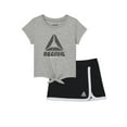 thumbnail image 1 of Reebok Toddler Girl's 2 Piece Short Sleeve Tee and Skort Set, Sizes 12M - 5T, 1 of 6