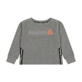 thumbnail image 1 of Reebok Toddler Girls Cozy Up Branded Taping Crewneck, Sizes 12M-5T, 1 of 2