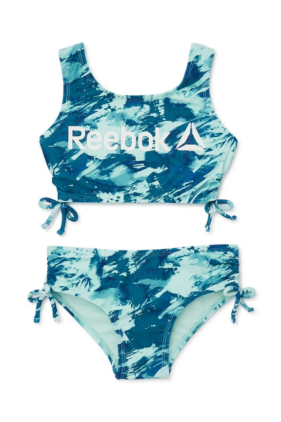 Toddler Girls Two-Piece Swimsuit with UPF 50, Sizes 2T-5T