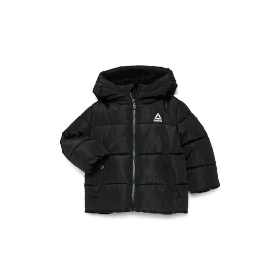 Reebok Toddler Heavyweight Puffer Jacket with Hood, Sizes 12M-5T