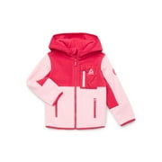 REEBOK Toddler Polar Fleece Jacket with Hood, Sizes 2T-5T