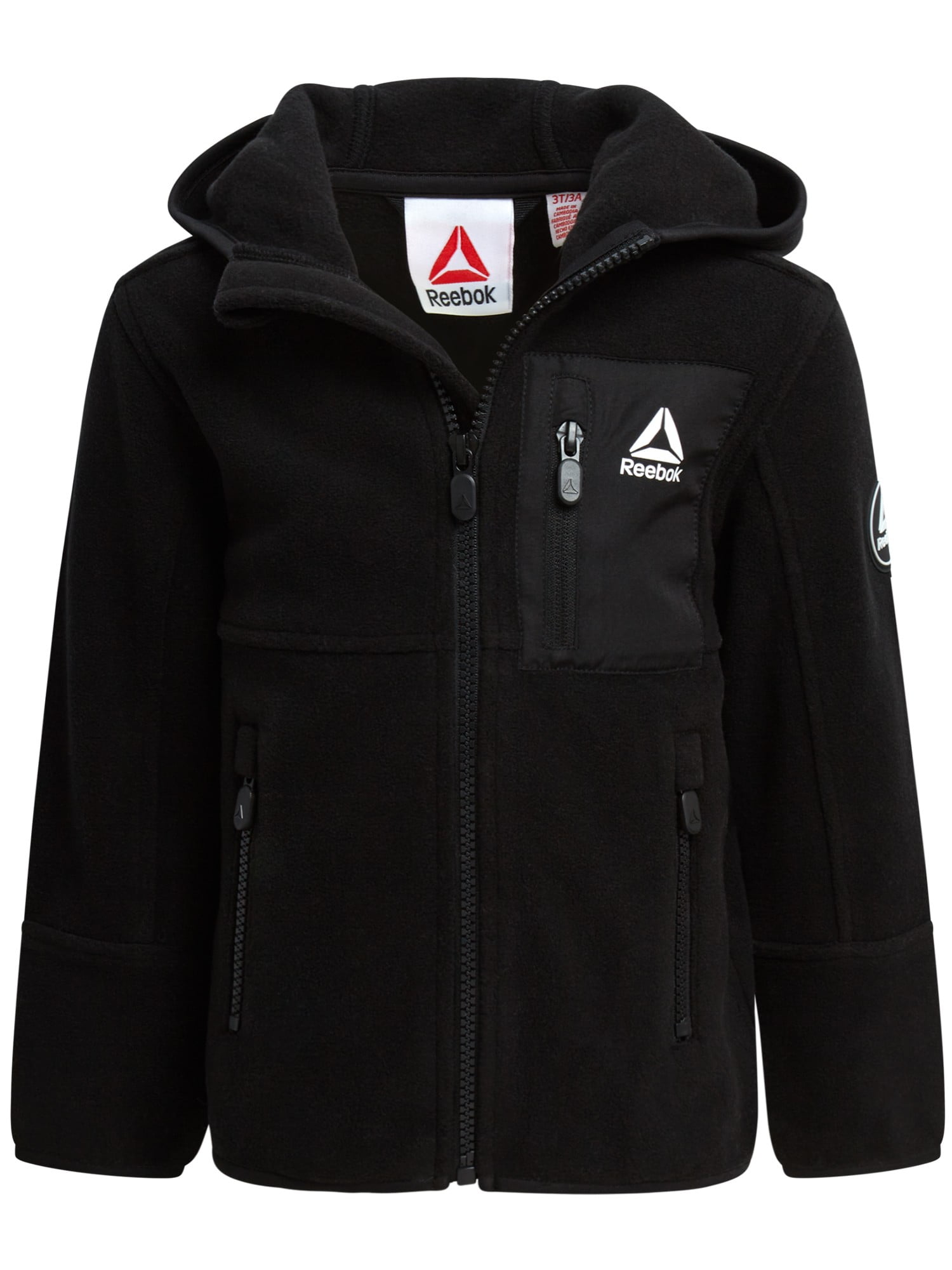 Walmart savings: Reebok Toddler Polar Fleece Jacket with Hood, Sizes 2T-5T