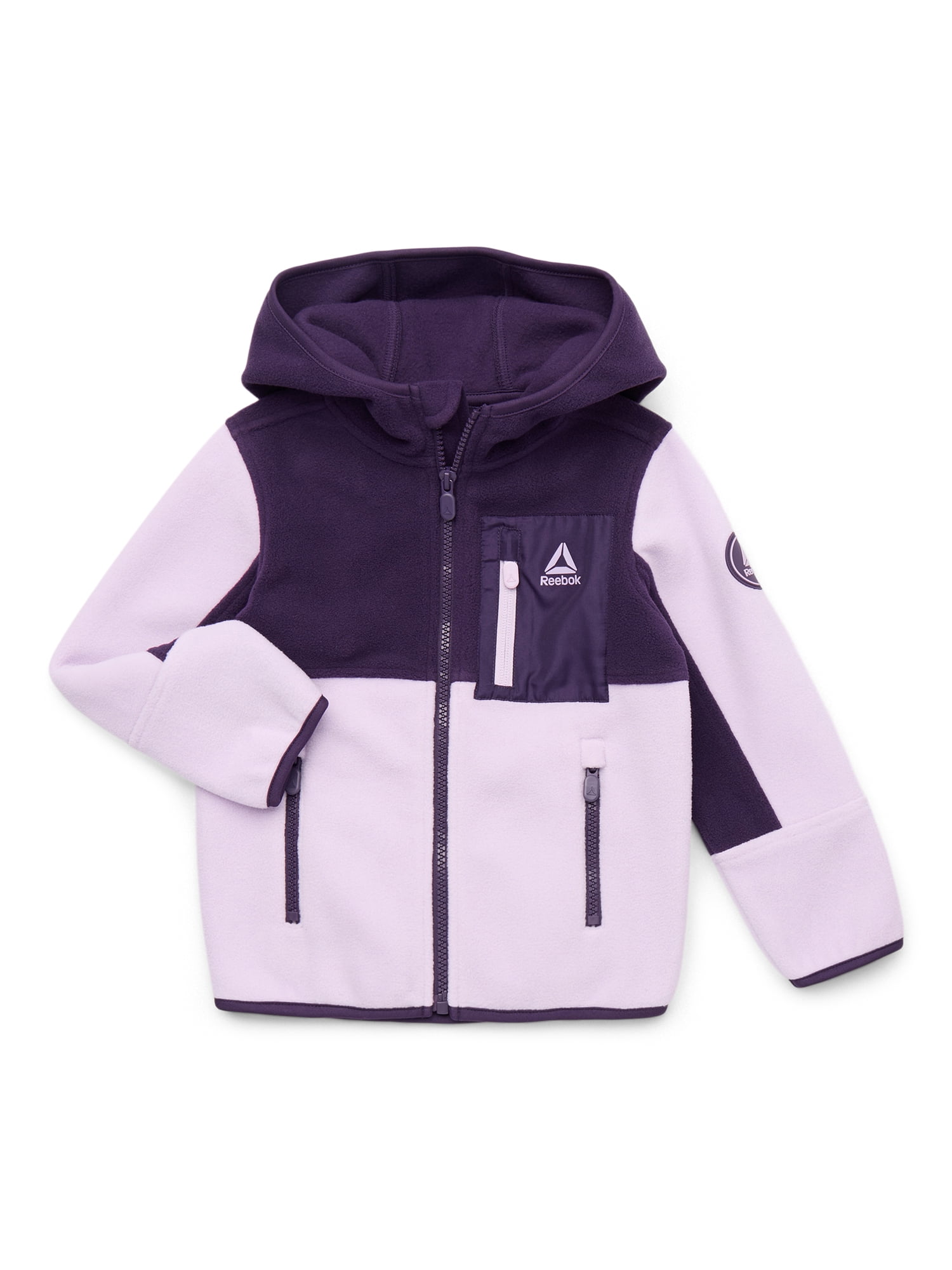 Reebok Toddler Polar Fleece Jacket with Hood, Sizes 2T-5T