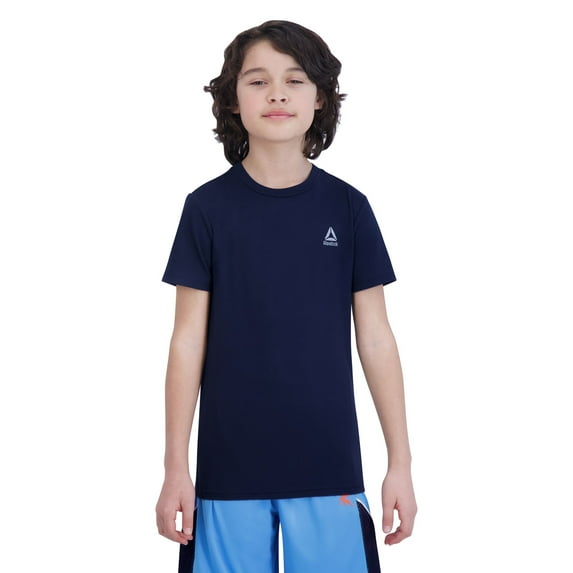 Reebok Toddler and Boy's Legacy Athletic Core Short Sleeve T-Shirt, Sizes 4-18
