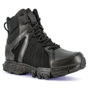 Reebok Trailgrip Tactical Mens Soft Toe EH WP 6 Inch Side Zip Tactical Work Boot